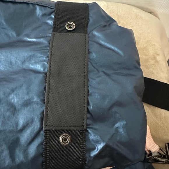 Peloton X Andi Collab Navy and Pink\Peach with Black Strap Bag Large Alchemist - Picture 9 of 12